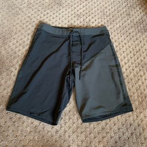 Black/ Gray Board Shorts